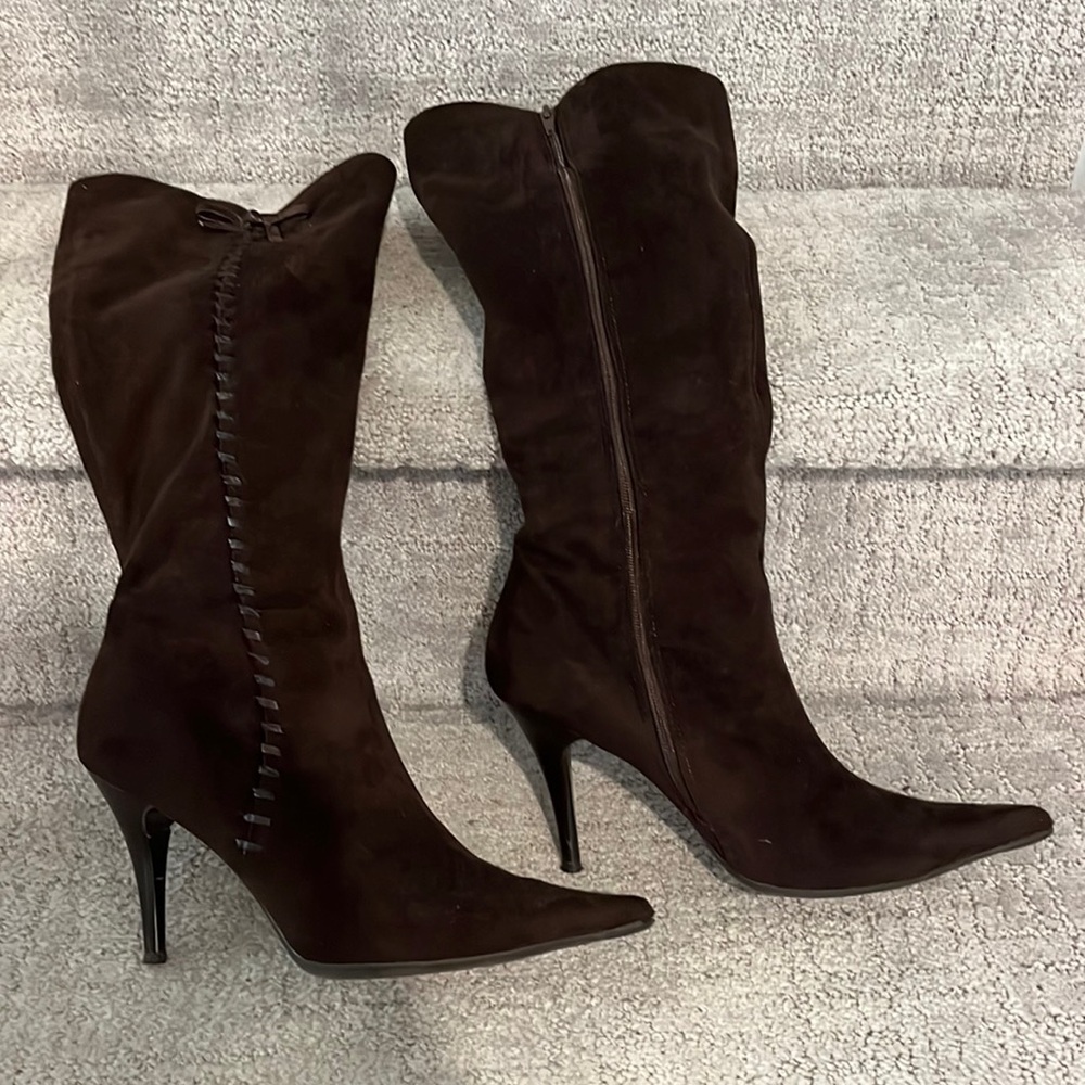 Brown Suede Boots